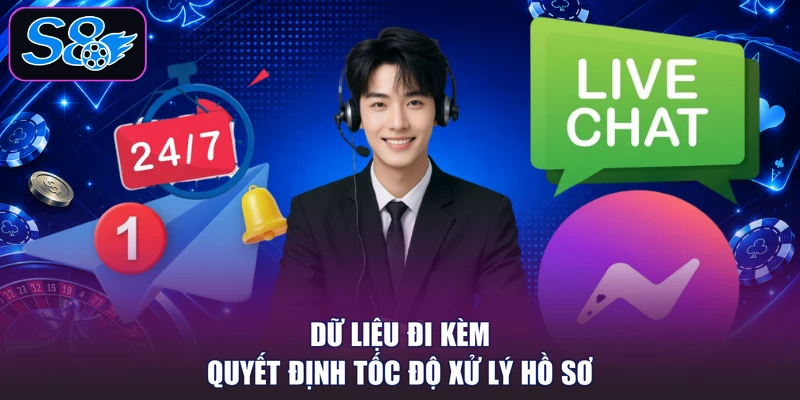 Dữ liệu đi kèm quyết định tốc độ xử lý hồ sơ