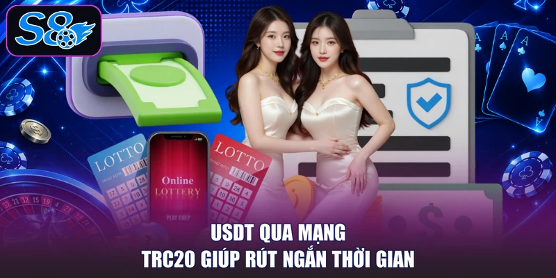 USDT qua mạng TRC20 giúp rút ngắn thời gian